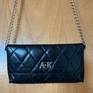 Beautiful and unique Lithuanian designers Agne Krasauskas lamb skin leather bag.